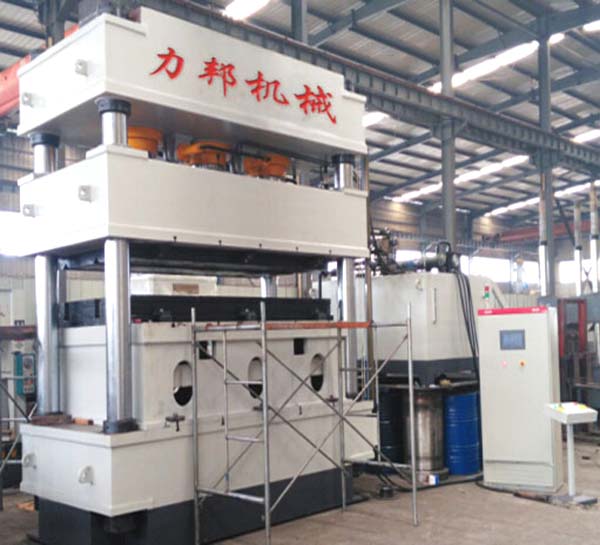 板材成型四柱油压机实物图