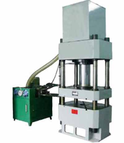 三梁四柱油压机实物图